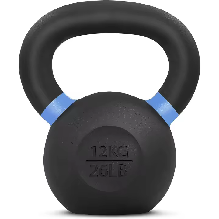 4-32kg Pesa Rusa recubierto de polvo con mango ancho, Kettlebell de competición - 1