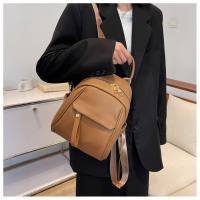 Bolso mujer 2025 nueva mochila de cuero suave para mujer, mochila pequeña de viaje literario de moda bolso de mujer - details 25