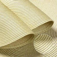 Manteles Individuales redondos trenzados, tapetes de mesa para mesas de comedor, tejidos, lavables, antideslizantes, 15 pulgadas (Beige) - details 6