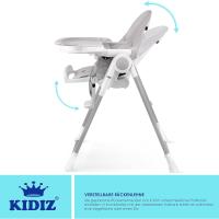 barra de juegos, tumbona para bebés, silla alta combinada para bebés, 7 respaldos ajustables en altura, crecimiento de 0 meses a 6 años, silla para bebés, gris oscuro - details 26