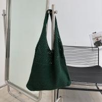 Bolso De Hombro Vintage Tejido Con Agujeros Para Mujer Gran Capacidad Bolso De Compras Bohemio Veraniego Para Playa Y Viajes - details 2
