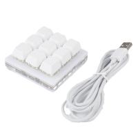 Miniteclado mecánico para juegos, dispositivo de atajo programable, ro personalizado, negro, 24 teclas, 2/5/9/16 teclas - details 13