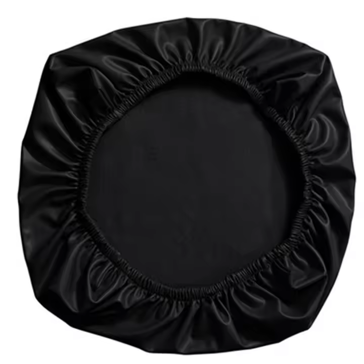 Funda elástica de cuero PU para asiento de Silla, cubierta de asiento dividida, impermeable, Color sólido, para oficina - 1
