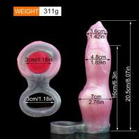 Leten YESBUY fantasía perro manga enorme nudo consolador vaina agrandamiento juguete sexual Anal próstata masajeador vaginal juguetes eróticos para adultos - details 3
