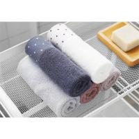 Toallas de Cara Cuadradas de Algodón 100% Absorbentes con Rayas 3 Piezas Suaves Cómodas para Hombres y Mujeres Ideal para Baño y Viajes - details 3