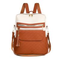 Nueva mochila para mujer con estampado de diamantes, moda simple y versátil, que mejora la calidad de la mochila de gran capacidad. - details 1