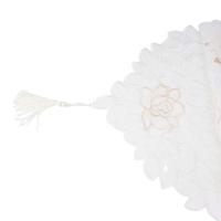 Mesa con bordado floral retro blanco, alfombra Ense, mantel de algodón hueco, decoración de mesa de comedor para el hogar, fiesta de boda - details 32