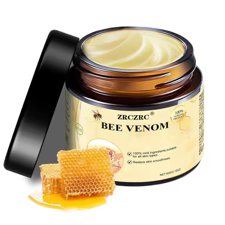 Crema de tratamiento con veneno de abeja, 100% natural, eficaz para reducir las imperfecciones de la piel, suave y no irritante, adecuada para todas las partes - 1