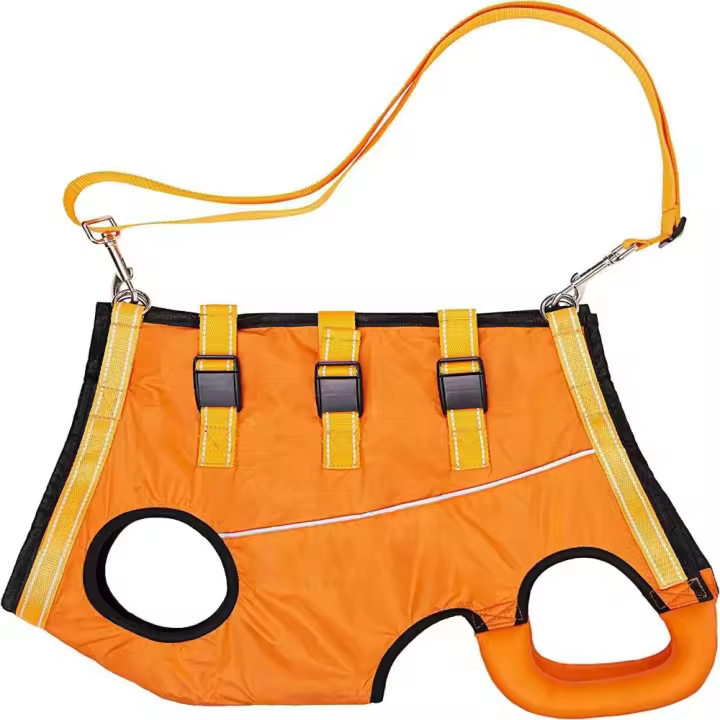 Soporte de piernas para perros, Tirantes ajustables para cachorros de varios tamaños, cinturón de asistencia transpirable para mascotas, arnés de elevación para perros discapacitados - 1