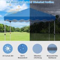 Tenta de Gazebo Instantánea de 3x3M Tu Refugio al Aire Libre Plegable con Bolsa y Sandbags - details 4