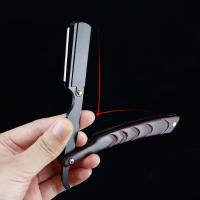 Maquinilla de Afeitar Profesional Recortador de Película de Acero Inoxidable para Barberos - details 2