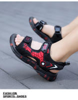 Sandalias deportivas transpirables para niños, zapatos de playa informales, cómodos, de suela suave, antideslizantes, a la moda, de verano - details 8