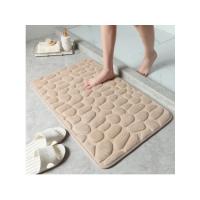 Alfombra de Terciopelo de Espuma de Memoria Antideslizante Estilo Piedra Cobblestone para Baño, Sala de Estar, Cocina Herramientas de Cocina Especiales - details 3