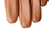Guantes de piel de oveja para mujer, manoplas cortas de terciopelo fino para pantalla táctil, de cuero, de buena calidad, para invierno, 2226 - details 91