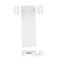 Soporte de plástico para alisadores de pelo, soporte blanco sin perforación para rizador de pelo, soporte de rizador para salón montado en la pared, ahorro de espacio - details 7