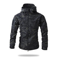 Chaqueta Táctica de Piel de Tiburón Lurker A Prueba de Agua, Ligera, Camuflaje para Exteriores para Hombres Ropa de Caza de Otoño - details 3