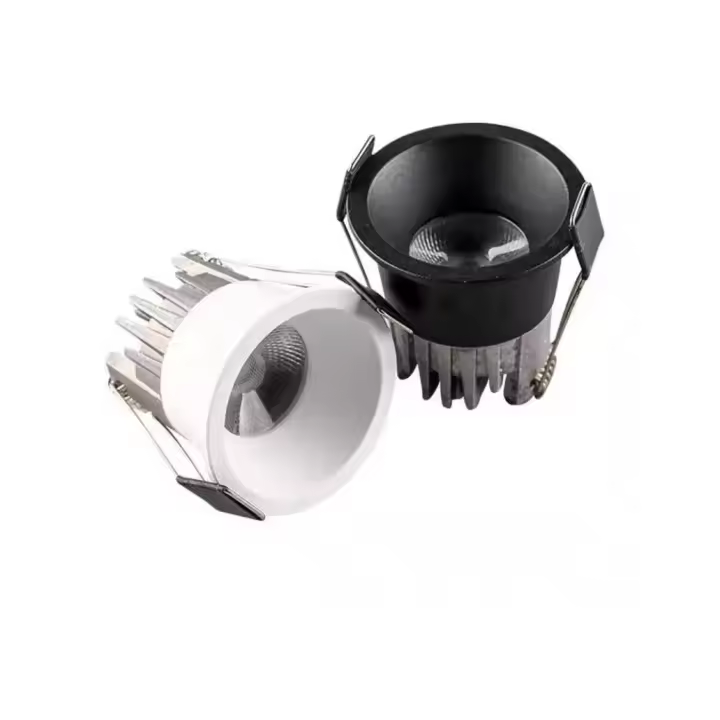 Mini downlight LED regulable integrado, luz de techo COB antideslumbrante de 5W, foco para dormitorio, cocina, vitrina - 1