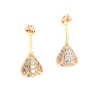 Colgante de Abalorio de Cuentas de Medio Agujero de Oro 18K Material de Metal de China - details 66