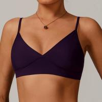 Sujetador deportivo de secado rápido de alta elasticidad para mujer, ropa deportiva ajustada, correa de hombro ajustable, Yoga, Fitness - details 3