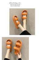Zapatillas de suela suave para mujer, calzado fresco de 4cm de espesor para parejas al aire libre, Casa con sensación de pisar las heces, ins, Verano - details 23
