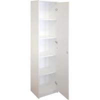 Armario Universal para Oficina y Hogar 1 Puerta, 5 Compartimentos Tamaño 180 x 44,5 x 35cm Blanco - details 1