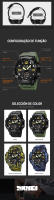Reloj de Pulsera Deportivo Digital SKMEI Japón Movimiento LED Luz  Reloj de Hombre Militar con Fecha y Cuenta Regresiva a Prueba de Agua 5Bar - details 6