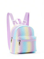 Mochila informal de gran capacidad con bordado simple e impresión, mochila escolar de viaje al aire libre transfronterizo - details 2