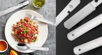 Silver Camping Flatware Set