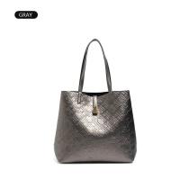 CH Vintage Color puro cubo letras clásicas viajero de gran capacidad bolso de mujer bolso de impresión Simple mochila de lujo de alta gama - details 9