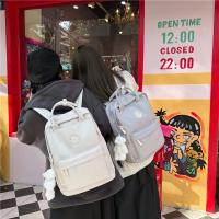 Mochila de gran capacidad para mujer, morral escolar de viaje de negocios, resistente al agua, color negro - details 1