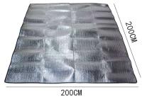 Equipo de dos caras de papel de aluminio a prueba de polvo impermeable resistente a la humedad estera de Picnic para dormir para acampar al aire libre senderismo - details 5