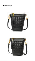 Bolso de mensajero de cuero, pequeño y ligero mini bolso pequeño vertical de piel de vaca para mujer, bolso para teléfono móvil. - details 19