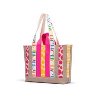 CHHC de moda retro de las mujeres nuevo casual versátil de gran capacidad portátil bolso de hombro tejido - details 3