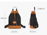 Mochila de cubo vintage para mujer, morral pequeño de viaje informal, resistente al agua, ligero - details 3