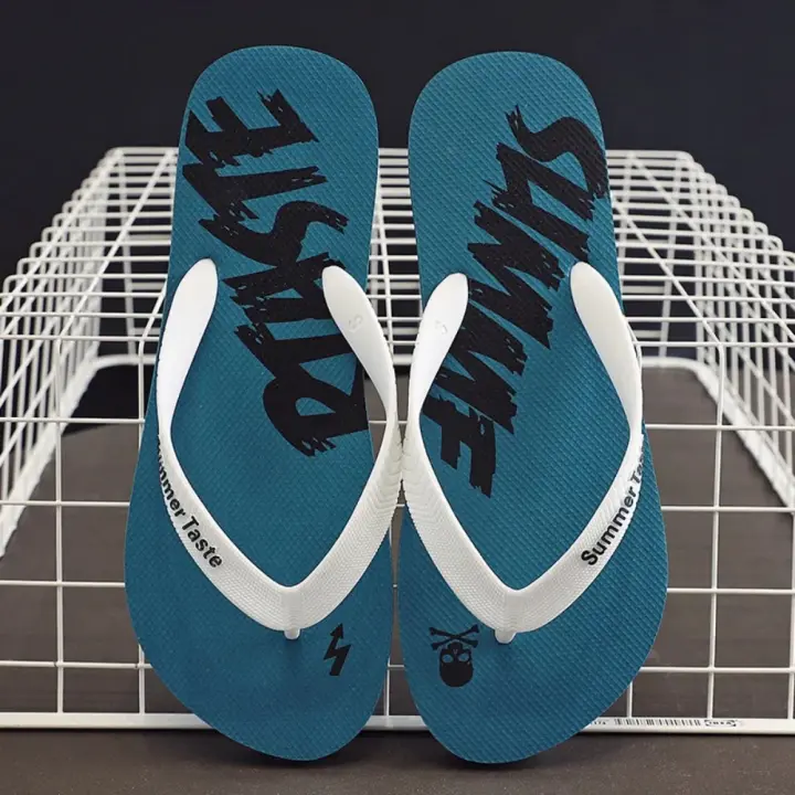 Chanclas, zapatillas de verano para Hombre, sandalias de playa ligeras informales antideslizantes para exteriores, zapatillas para el hogar, pantuflas deslizantes para estudiantes para Hombre - 1