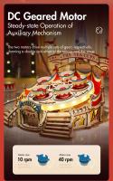 Robotime Rokr Tilt-A-Whirl Juguete de Construcción de Parque de Atracciones Puzzle de Madera 3D - details 4