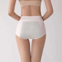 3 UDS Ropa interior menstrual a prueba de fugas de cintura alta sin costuras para mujer - details 14