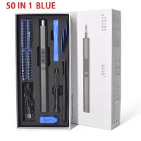 Set de Destornillador Eléctrico de Precisión  12/39/50-En-1 Portátil con LED Kit USB Inalámbrico Profesional para Reparación de Teléfonos Móviles y iPad Herramientas para el Hogar - details 6