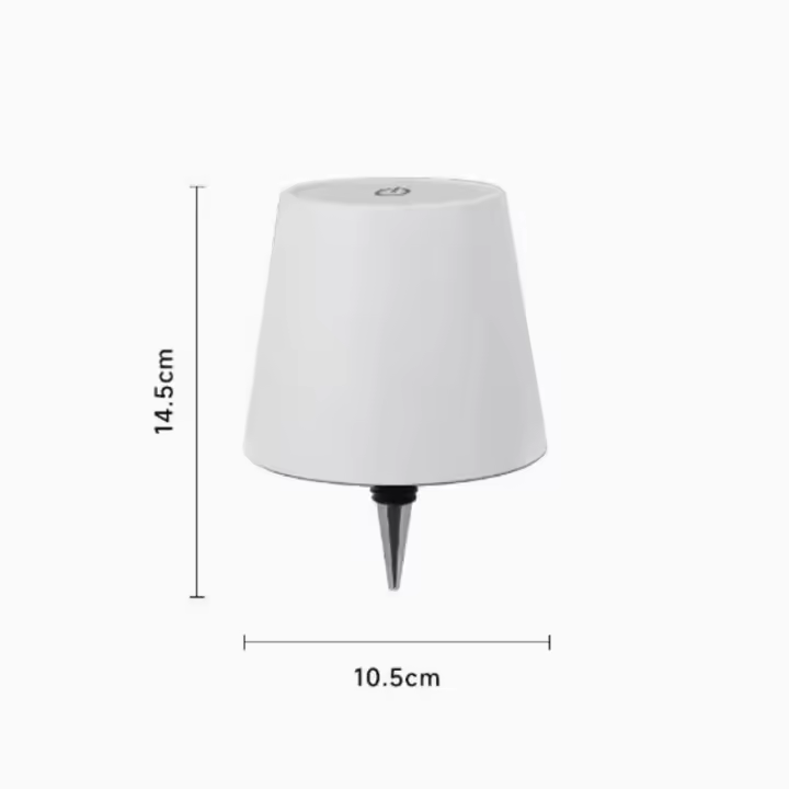 Lámpara LED inalámbrica para botella de vino, jarrón recargable, atenuación de luz Led, lámpara de fiesta USB, lámpara de mesa con Control táctil, luz nocturna decorativa - 1