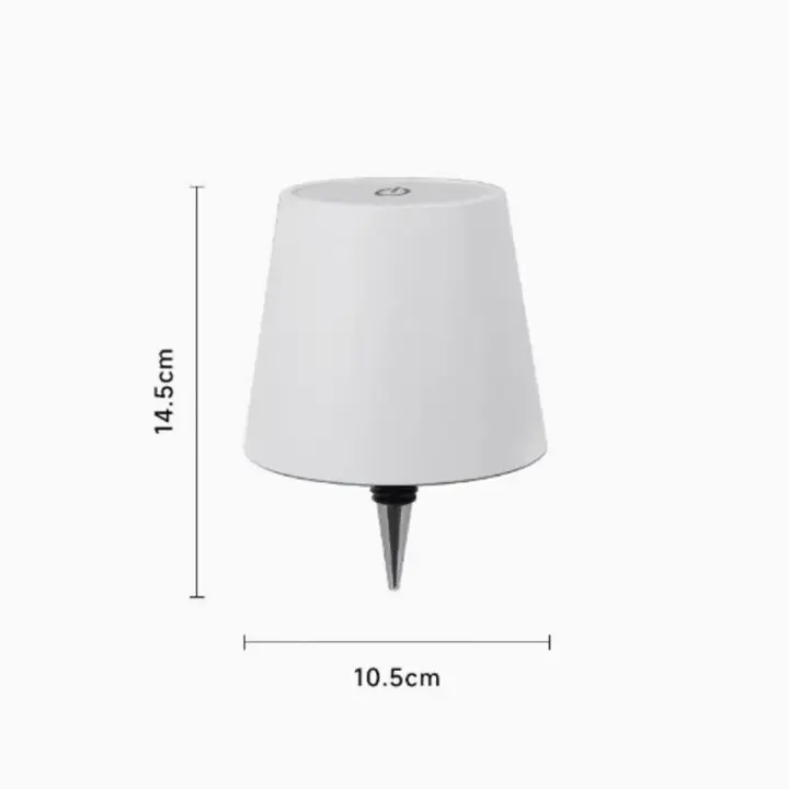 Lámpara LED inalámbrica para botella de vino, jarrón recargable, atenuación de luz Led, lámpara de fiesta USB, lámpara de mesa con Control táctil, luz nocturna decorativa - 1