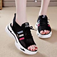 Sandalias de Playa para Mujer con Suela Gruesa Verano 2025 Nuevas Zapatos Deportivos Planos Blancos Casuales Antideslizantes - details 3
