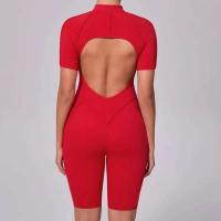 Monos Deportivos de Yoga Fiess Mangas Cortas, Espalda Abierta, Talla Única para Mujeres - details 13