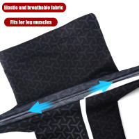 Manguitos protectores de pantorrilla para correr, calentadores de piernas para ciclismo y fútbol, equipo deportivo transpirable de compresión, espinilleras elásticas, 1 par - details 9