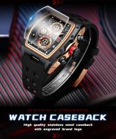 Reloj deportivo de carreras de lujo para hombre, esfera esqueleto de barril, resistente al agua, luminoso, reloj de pulsera para exteriores, reloj de negocios para hombre - details 10
