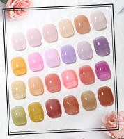 Arte Clavo-esmalte translúcido en Gel para uñas, Gel semipermanente para manicura UV LED, color rosa Nude y blanco lechoso, 15ML - details 3