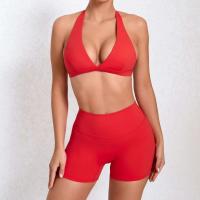 Conjunto de Gimnasio Deportivo para Mujer Conjunto de Ropa de Yoga Roja - details 10