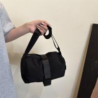 Bolso cruzado coreano de moda para hombre y mujer, bolso de hombro ligero con hebilla de alta capacidad, bolso de viaje ajustable de Color sólido - details 4