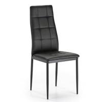 Juego de 4 sillas de comedor Chelsea tapizadas en gris, certificadas por la SGS, 42 cm (ancho) x 51 cm (profundidad) x 97 cm (alto) - details 7