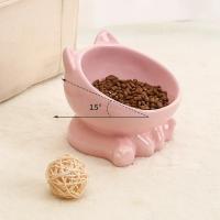 Bol para Gato de Cerámica Patas Altas Diagonales Protección Cervical para Perros - details 4