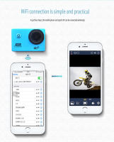 Cámara de Acción subacuática, videocámara HD 4K/30fps, resistente al agua hasta 30M, WiFi, 2,0 pulgadas, 170D, grabadora de vídeo para casco - details 5
